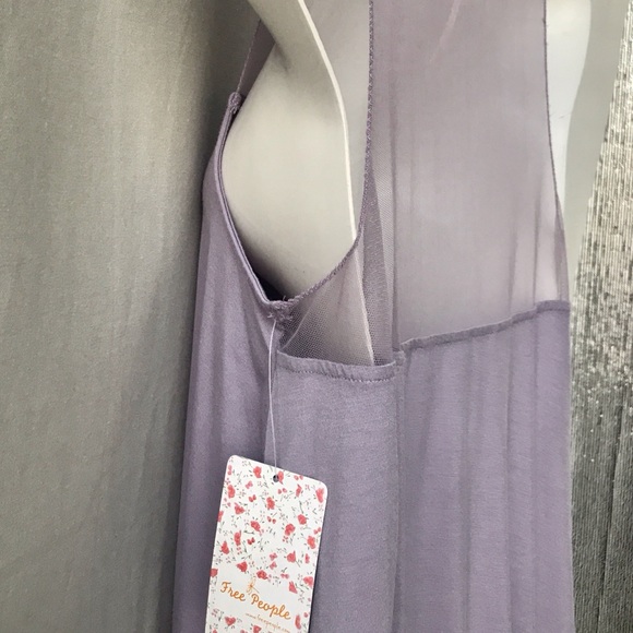 Free People NWT Lavender Asymmetrical Top, XS - Picture 6 of 8